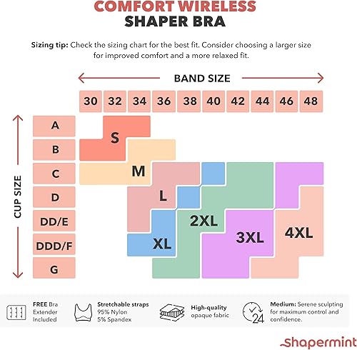 Miniatura 3 de SHAPERMINT Sujetadores sin aros para mujer, sin varillas, bralettes de talla pequeña a grande con soporte y elevación natural