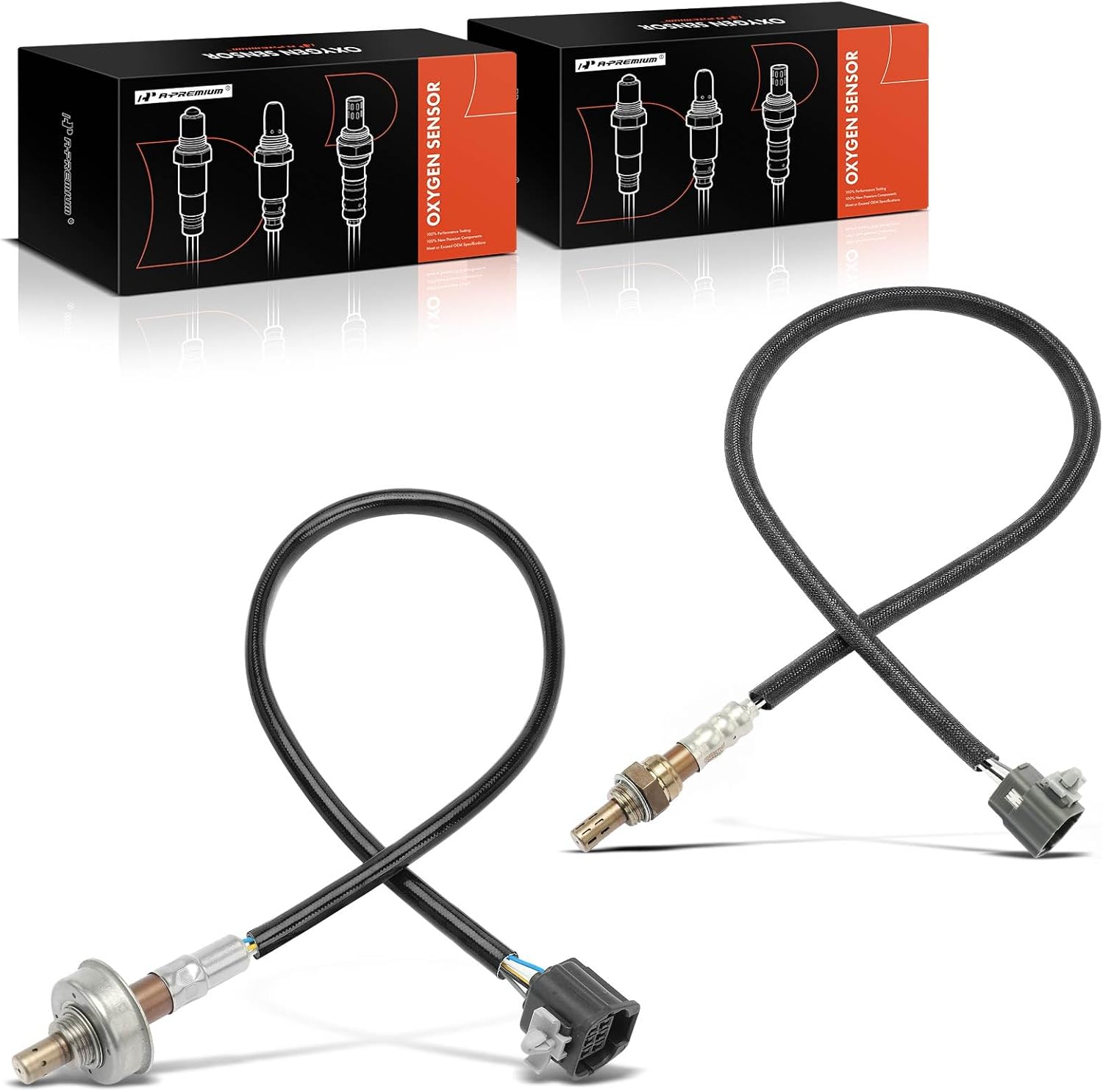 A-Premium O2 Oxygen Sensor Compatible with Mazda 6 2009 2010 2011 2012 2013, 2.5L, Upstream and Downstream, 2-PC Set, Replace# L509188G1A, L509188G1B