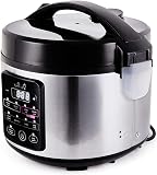 Yum Asia Kumo YumCarb Cuociriso con ciotola in ceramica e logica fuzzy avanzata, (5,5 tazze, 1 litro), 5 funzioni di cottura del riso, 3 funzioni di cottura multipla,) 220-240V - 2
