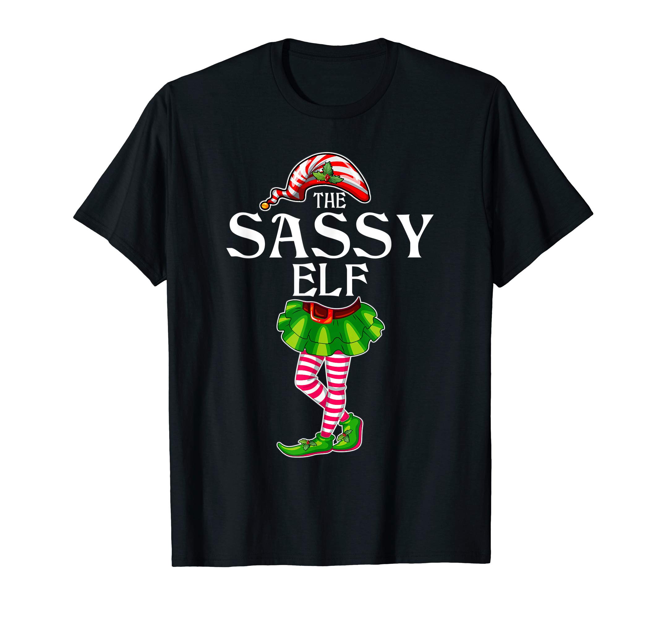 Xmas Elf Family Matching Group TeeThe Sassy Elf Christmas Matching Family Group T-Shirt