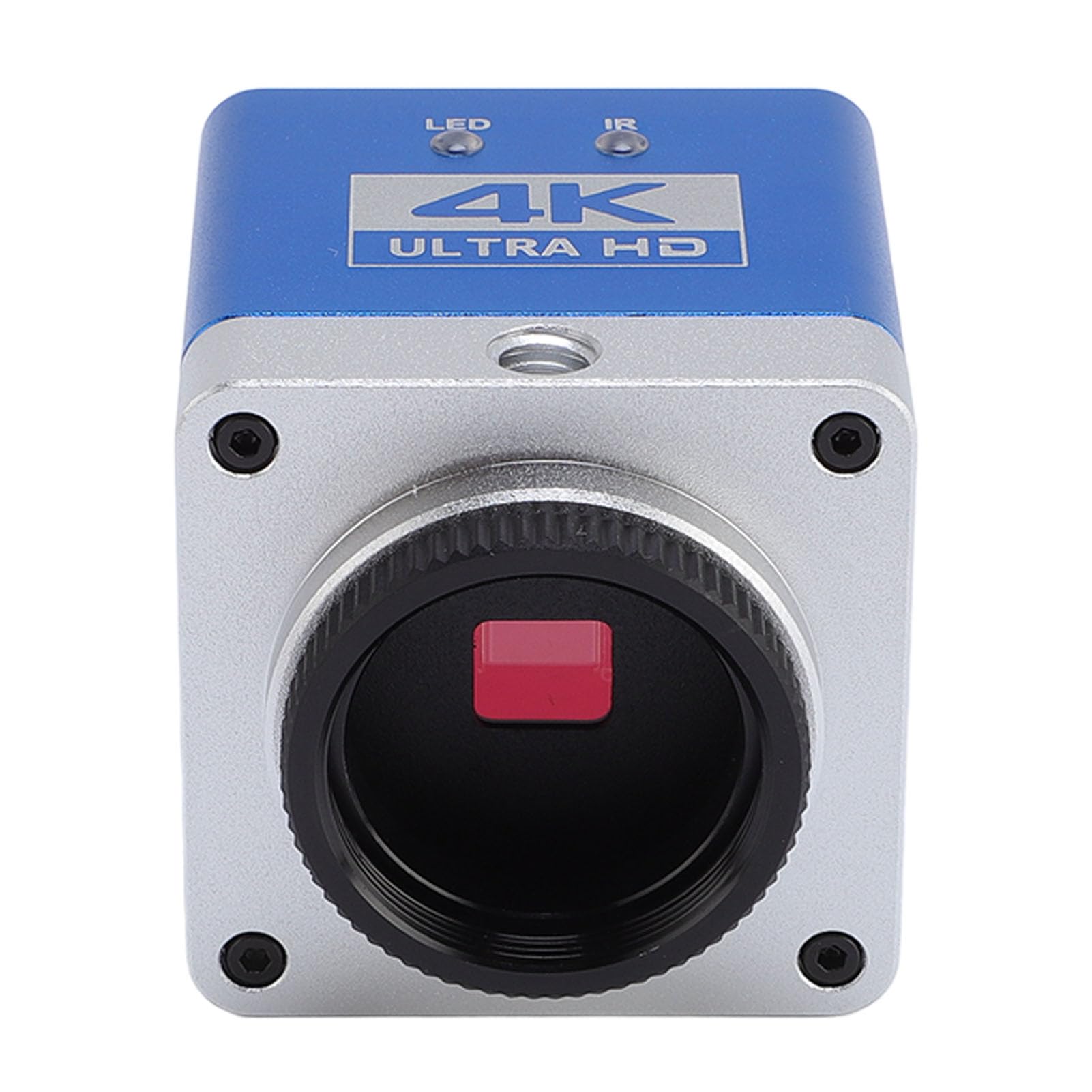 FTVOGUE Cámara de Microscopio Industrial, Aleación de Aluminio, Salida 4K HD, Sensor CMOS Avanzado, Funciones ópticas Mejoradas para Uso en la Industria del Vídeo