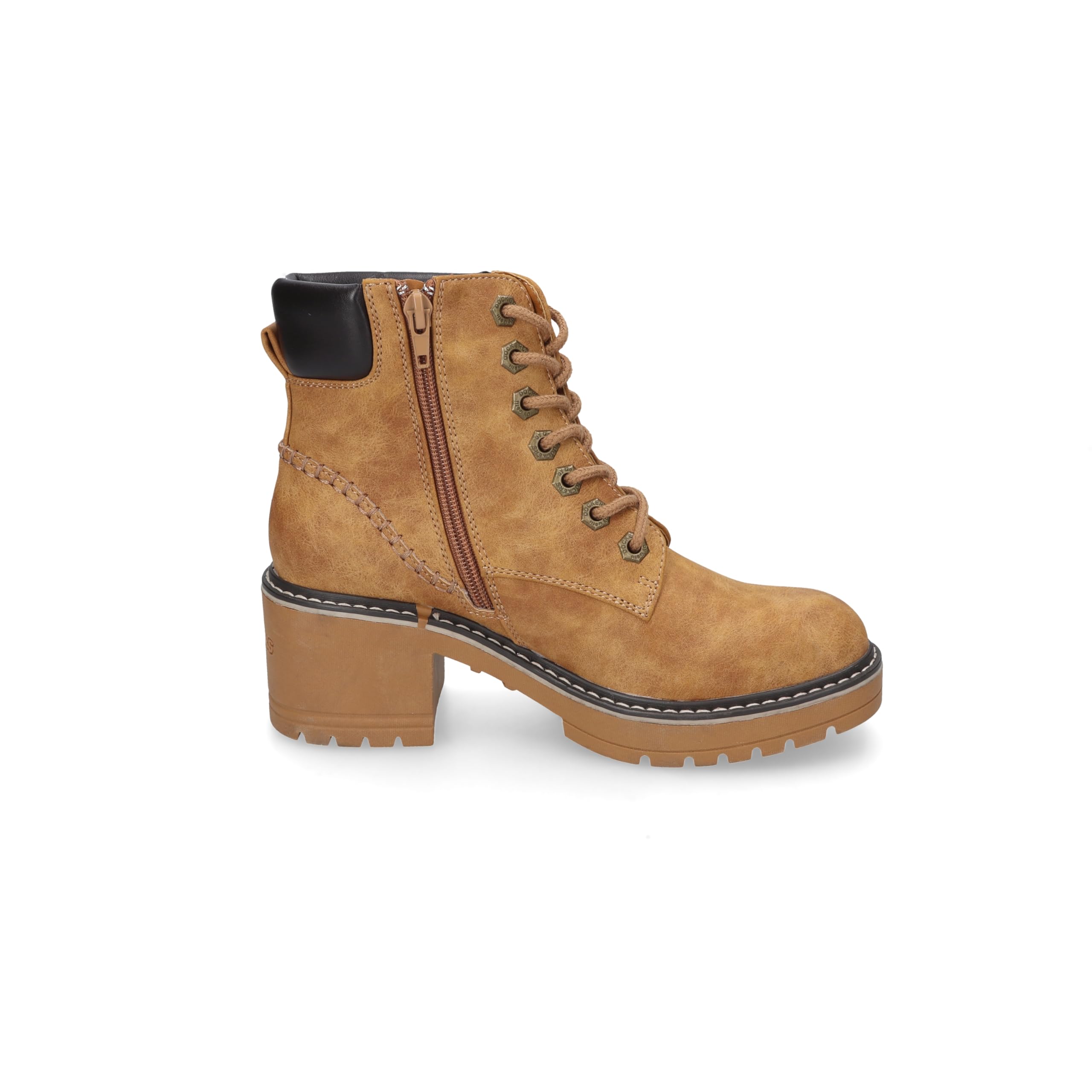 Dockers by Gerli Damen Combat Boots, Frauen Stiefeletten,warm gefüttert