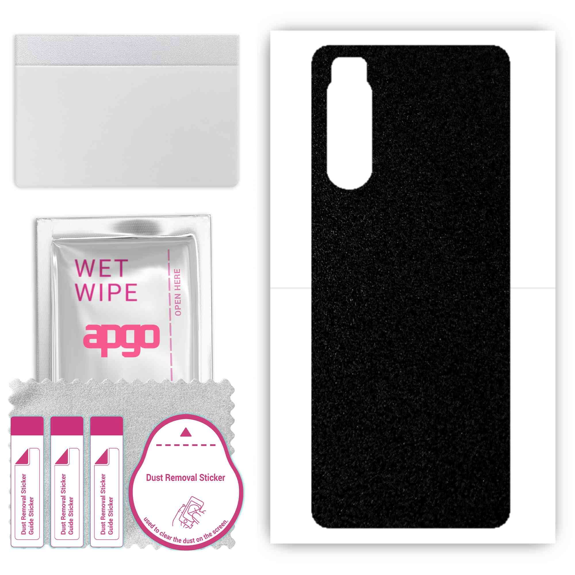 apgo BACK SKIN Film Pellicola protettiva Protezione Posteriore per Google Pixel 5, skin sticker film foil vinyl Camo Bordeaux