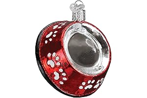 Old World Christmas Dog Bowl Glass Blown Ornaments for Christmas Tree