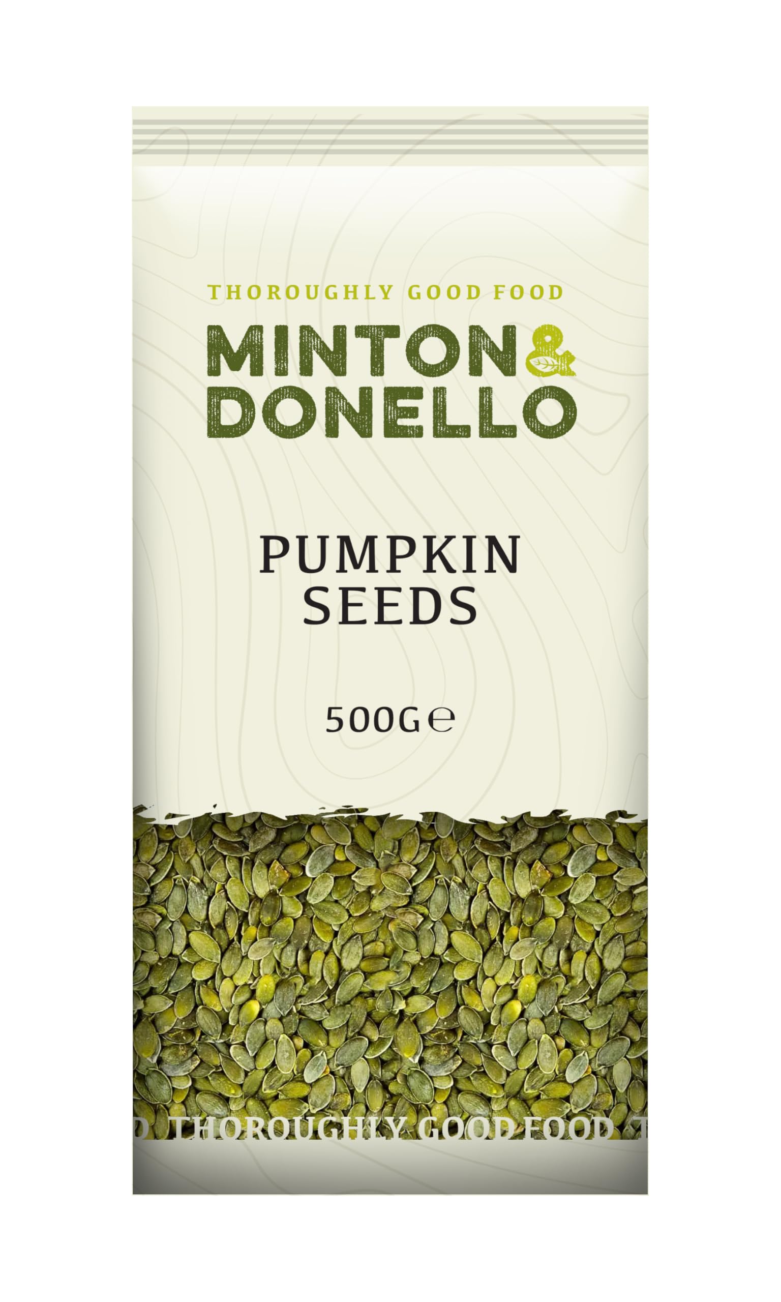 Minton & Donello Organic Pumpkin Seeds 6x500g Raw Pepitas Bulk