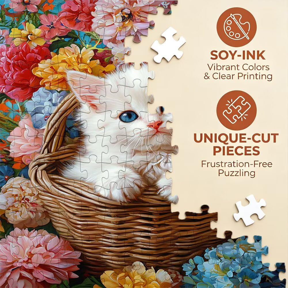 Dalia Katze Puzzle 2000 Teile, Klassische Puzzles, Geschicklichkeitsspiel Puzzle für Erwachsene, Puzzlespiele für Die Ganze Familie, Mit Schöner Verpackung, Dekoration Puzzles DX0YL3-179