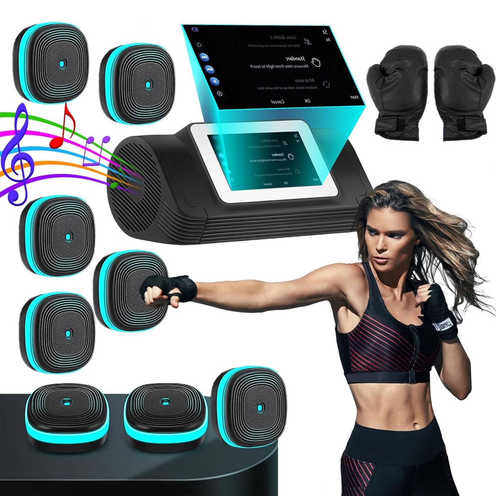Machine de boxe intelligente pour progresser en réflexes et suivi de données