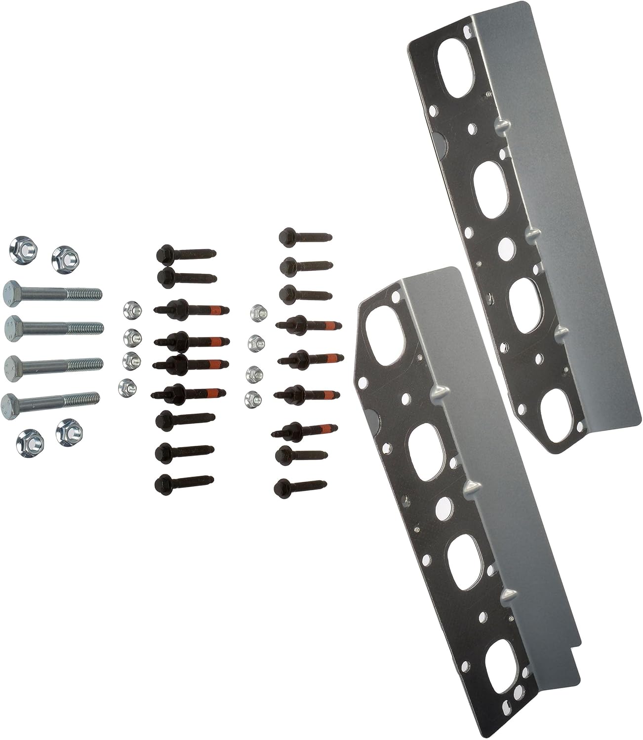 APDTY 158185 Complete Exhaust Manifold Gasket & Hardware Stud Bolt & Nut (37 Piece) Kit Compatible With 5.7L or 6.4L Hemi Engine Found On 2009-2023 Chrysler Dodge Jeep Or Ram 1500 2500 3500 Pickup