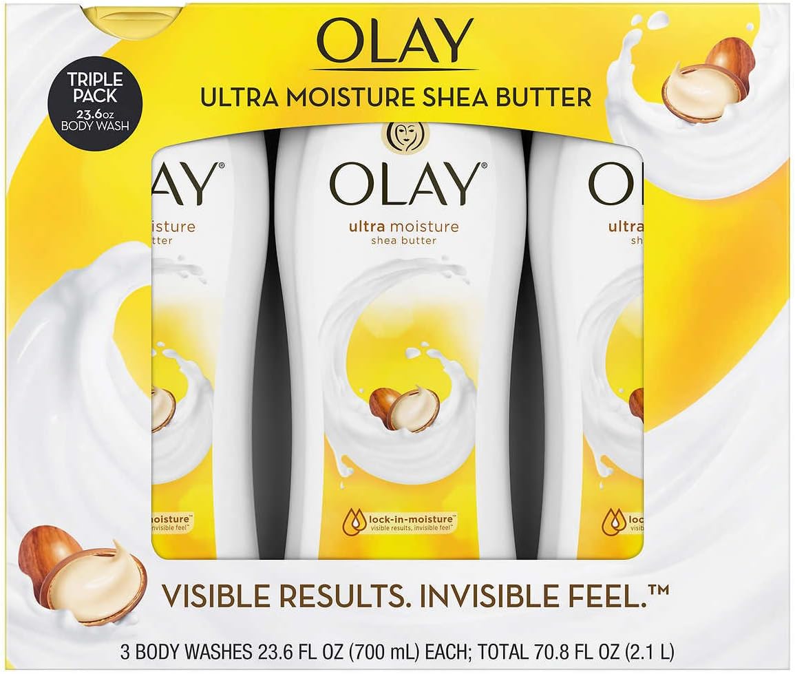 Ultra Moisture Body Wash 23.6 Fluid Ounce,3 Pack in single box