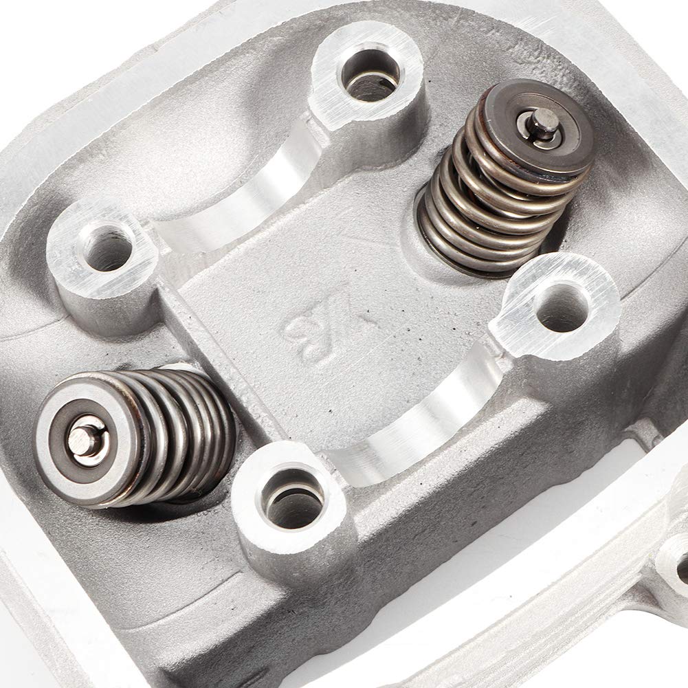 Gruppo testata per motore GY6 125cc 150cc GY6 157QMJ 152QMI, sostituzione testata universale, costruzione in lega di alluminio di alta qualità con produzione precisa, durevole