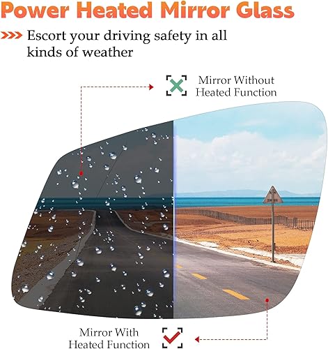 Miniatura 3 de Espejo retrovisor con calefacción para el lado izquierdo del conductor se adapta a BMW 228i 320i 328d 335i 340i 535d 535i 740i 740Ld 760Li i3 M2