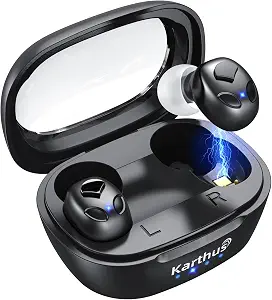 OTC Hearing Aids for Seniors & Adults, Rechargeable with Noise Cancelling & Clear Sound, 16-Channel Digital DSP, 2 Environment Modes, 80+ Hour Battery Life, Comfort-Fit, Jet Black
