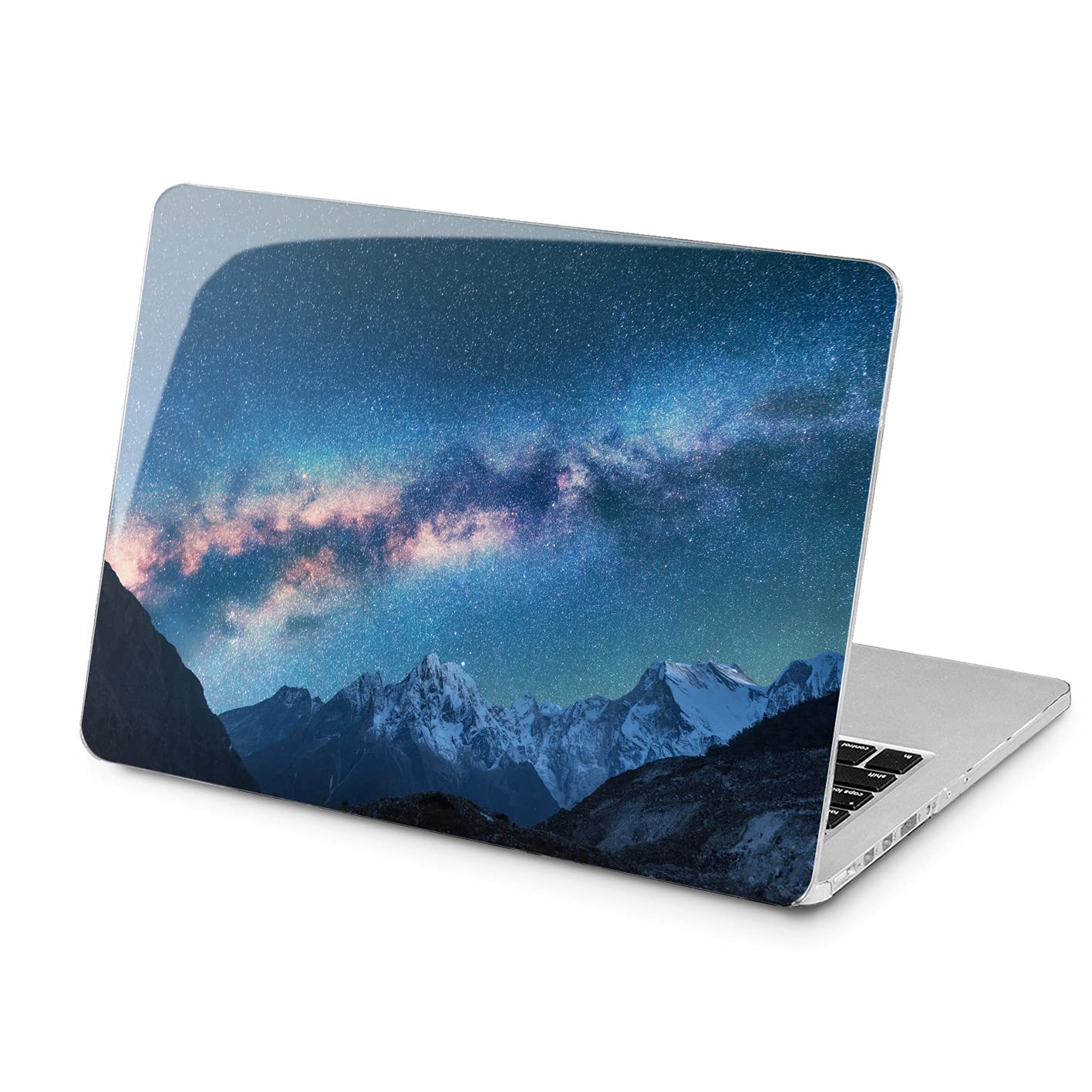 Hard Case Compatible for MacBook Pro 16 14 M3 M2 2023 M1 Pro 13 2022 Air 13 2021 Retina 2020 Mac 11 12 Cover Range Stars Design Sky Night Protective Scenic Space Mountain Galaxy Print Laptop