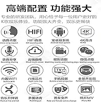 Vista 2 de Nueva máquina de karaoke profesional KV-V5 de Wellzweider con micrófono inalámbrico, pantalla táctil capacitiva de 22 pulgadas, reproductor de cine