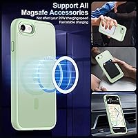 Vista 393 de MOCCA - Funda magnética resistente para iPhone XR de 6.1 pulgadas, compatible con MagSafe, funda con protección contra caídas de grado militar