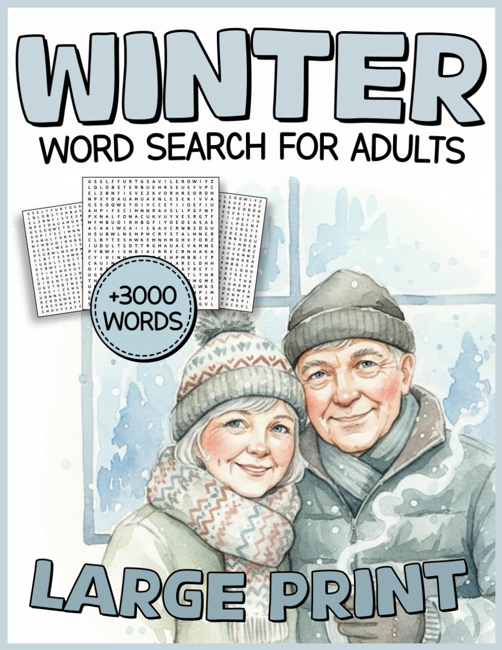 Winter Word Search for Adults: Large Print Puzzle Collection