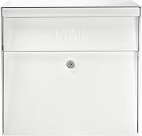 Vista 2 de Mail Boss 7169 Buzón de Seguridad Metro con Cerradura para Montaje en Pared, Blanco Alpino