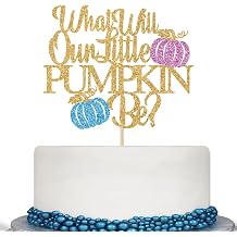 Calarjeta Glitter What Will Our Little Pumpkin Be Cake Topper - Balkaba  Bebek Partisi Kek S slemeleri - Erkek veya K z, Kabak Cinsiyet A klama Parti Dekorasyonlar