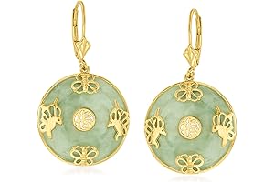 Good Fortune Butterfly Drop Earrings: Jade's Enchanting Embrace