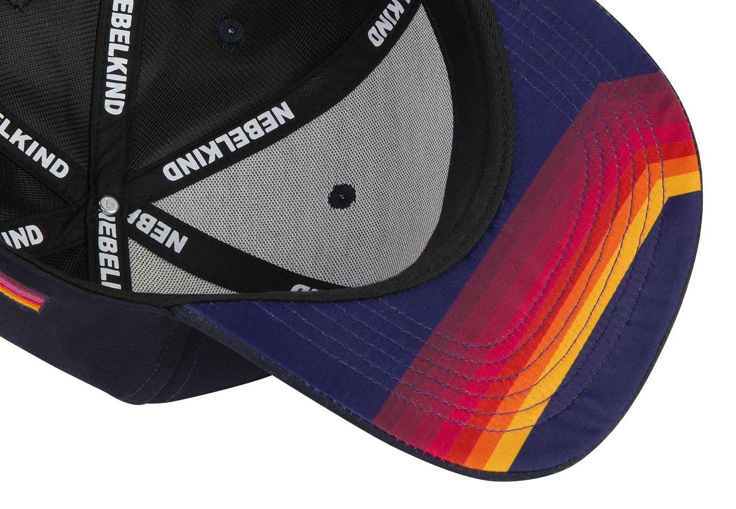 Nebelkind gorra Snapback para hombre y mujer, color azul oscuro, talla única, unisex, estilo callejero, visera recta, retro