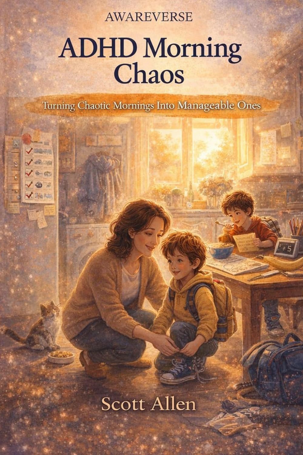The Awareverse Guide to ADHD Morning Chaos: Turning Chaotic Mornings Into Manageable Ones (Awareverse Parenting Support Guides)