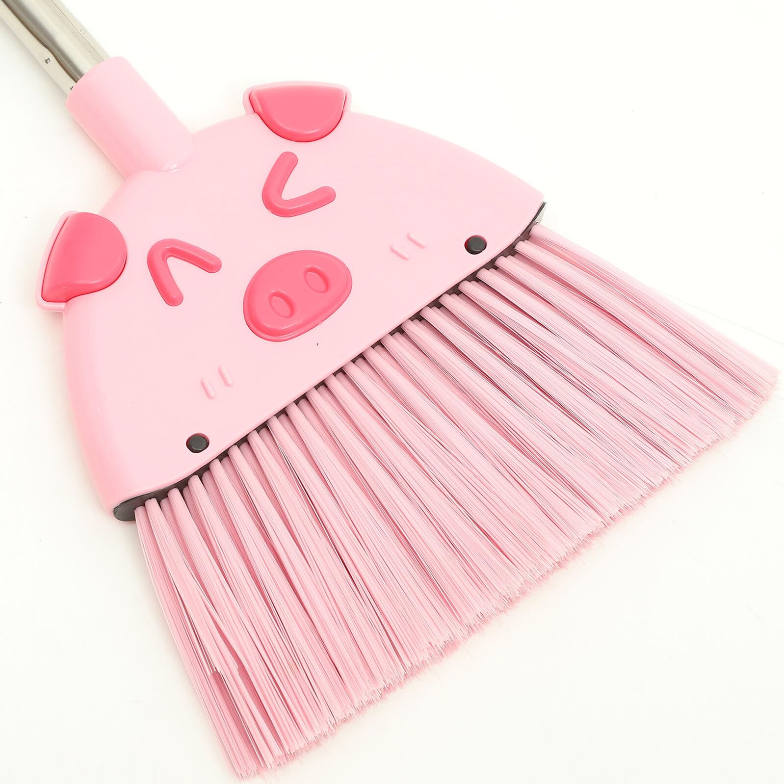 Juego de Escoba y Recogedor 1 Set para Niños Pequeños Rosa