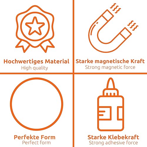 Miniatura 6 de ECENCE Herramienta de instalación de detector de humo magnético, 10 almohadillas adhesivas magnéticas con agujero y pegamento 3M para alarmas de