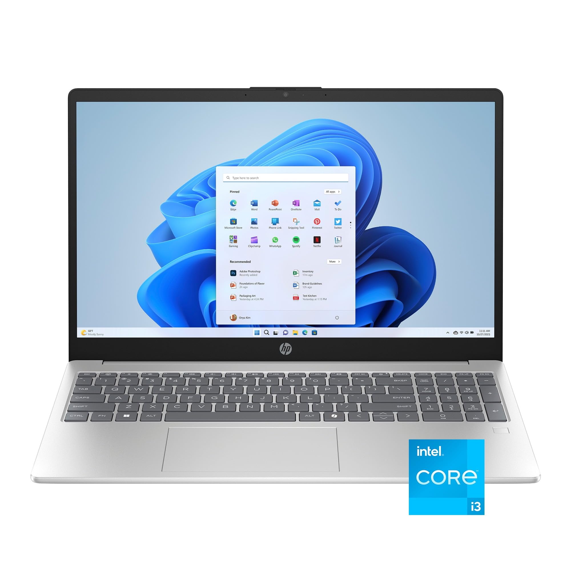 HP 15.6型 ノートPC Core i3 7世代 SSD 256GB HP 15.6 inch (1920x1080) FHD IPS Display Laptop, Intel Core i3