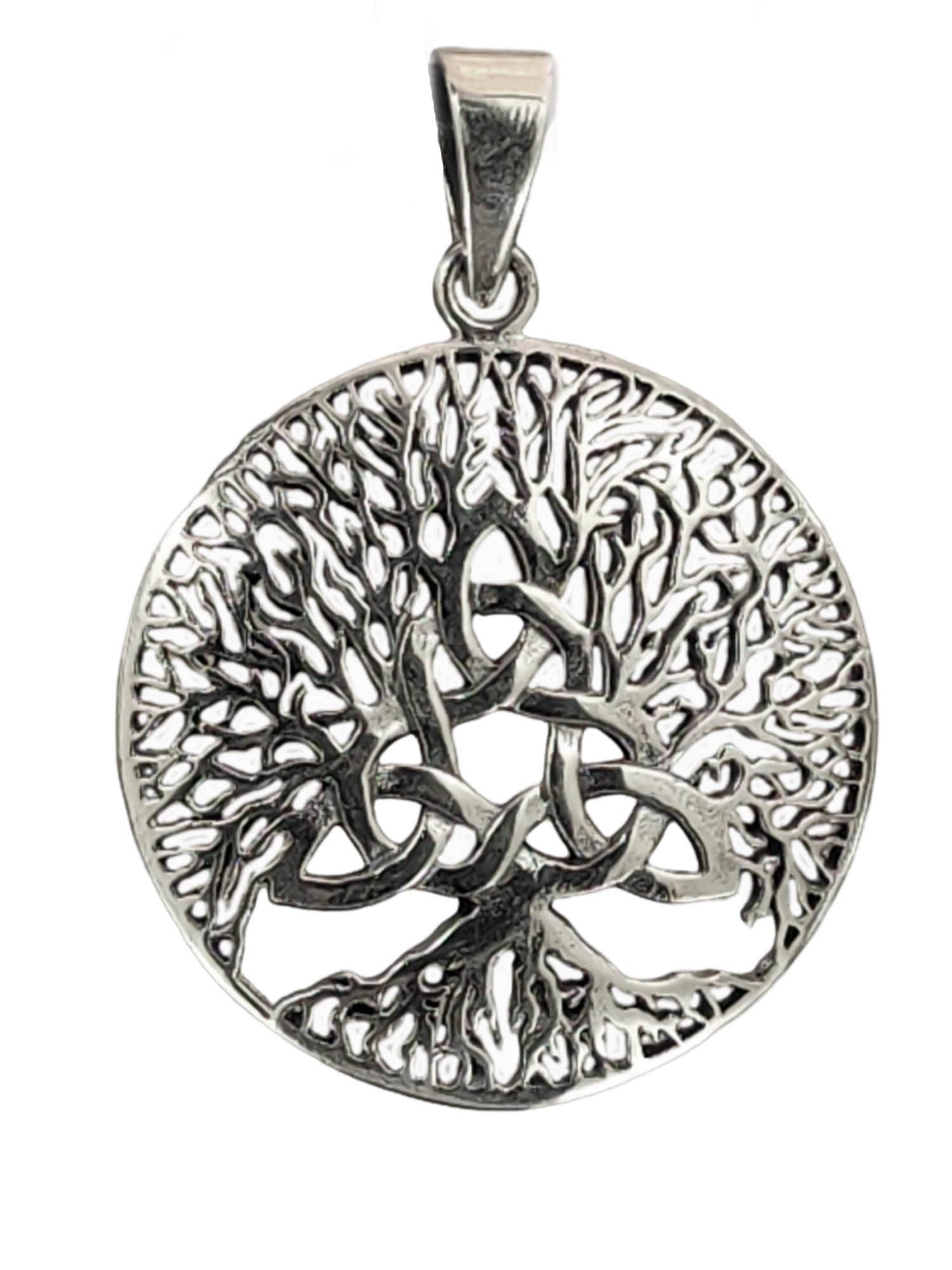 Kiss of Leather Lebensbaum Anhänger aus 925 Sterling Silber Nr. 401