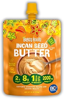 Brass Roots - Seed Butter - Multi Serving Grab n Go (10 oz) - Peanut Butter Alternative - School Safe - Top 9 Allergy Free - Supports Gut Health