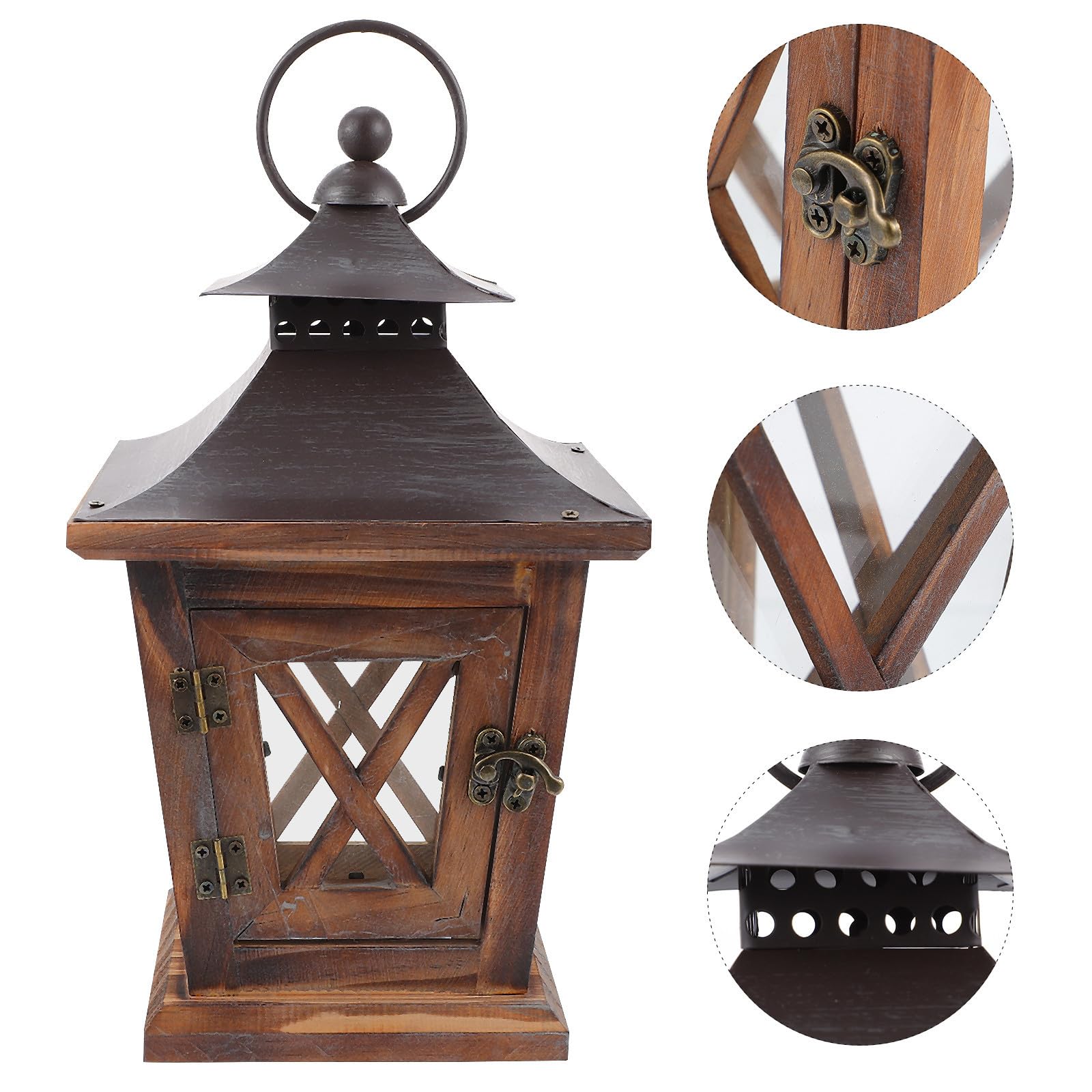 Kerzenständer Retro Tischkerzenhalter Vintage Landhausstil für Wohnzimmer Esszimmer Hochzeitsdeko