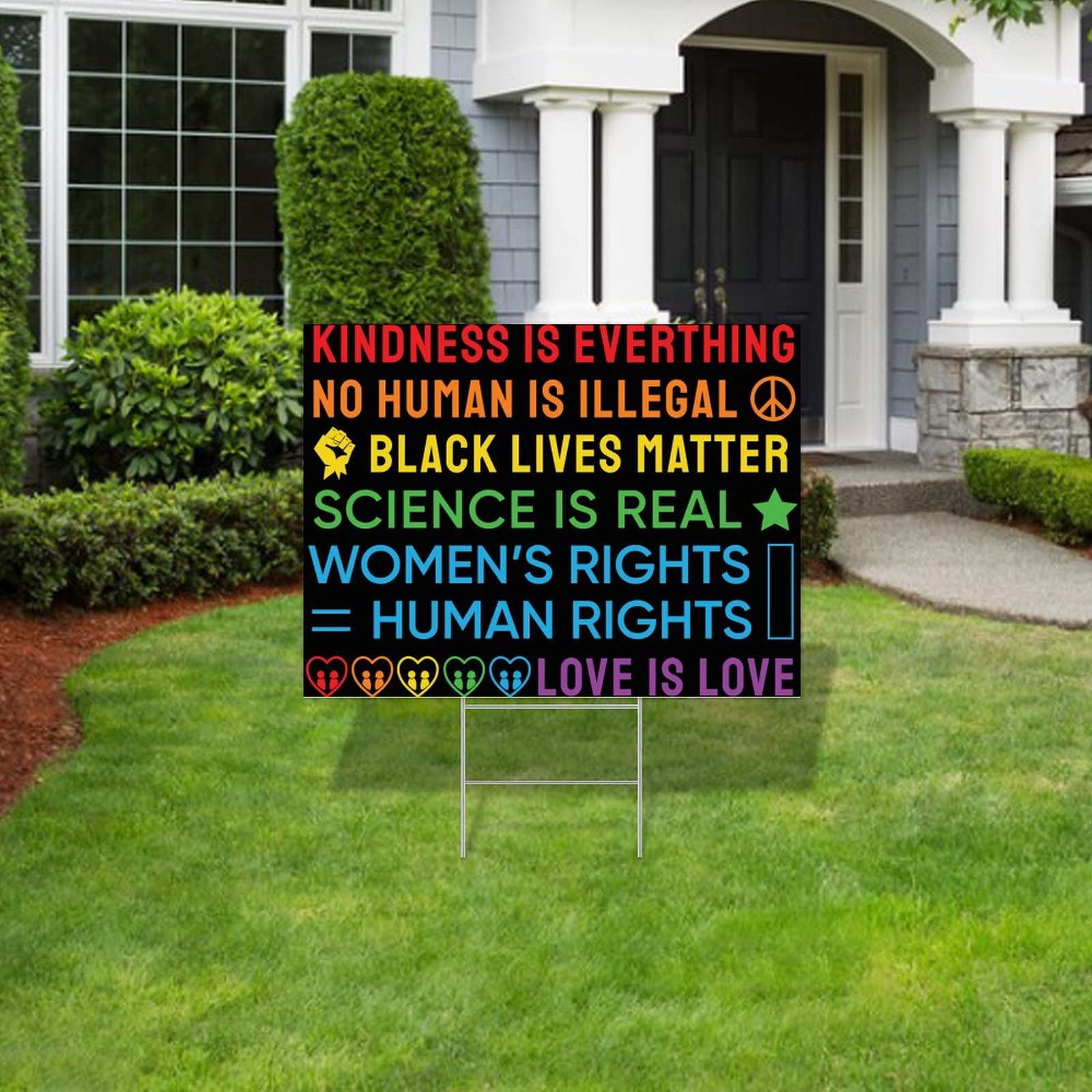 Spiritual Plastic Outside House Signs
