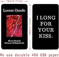 Vista 6 de Han Yu Bowen Love Oracle & Tarot Cards - Baraja de 80 cartas de llama gemela con mensajes
