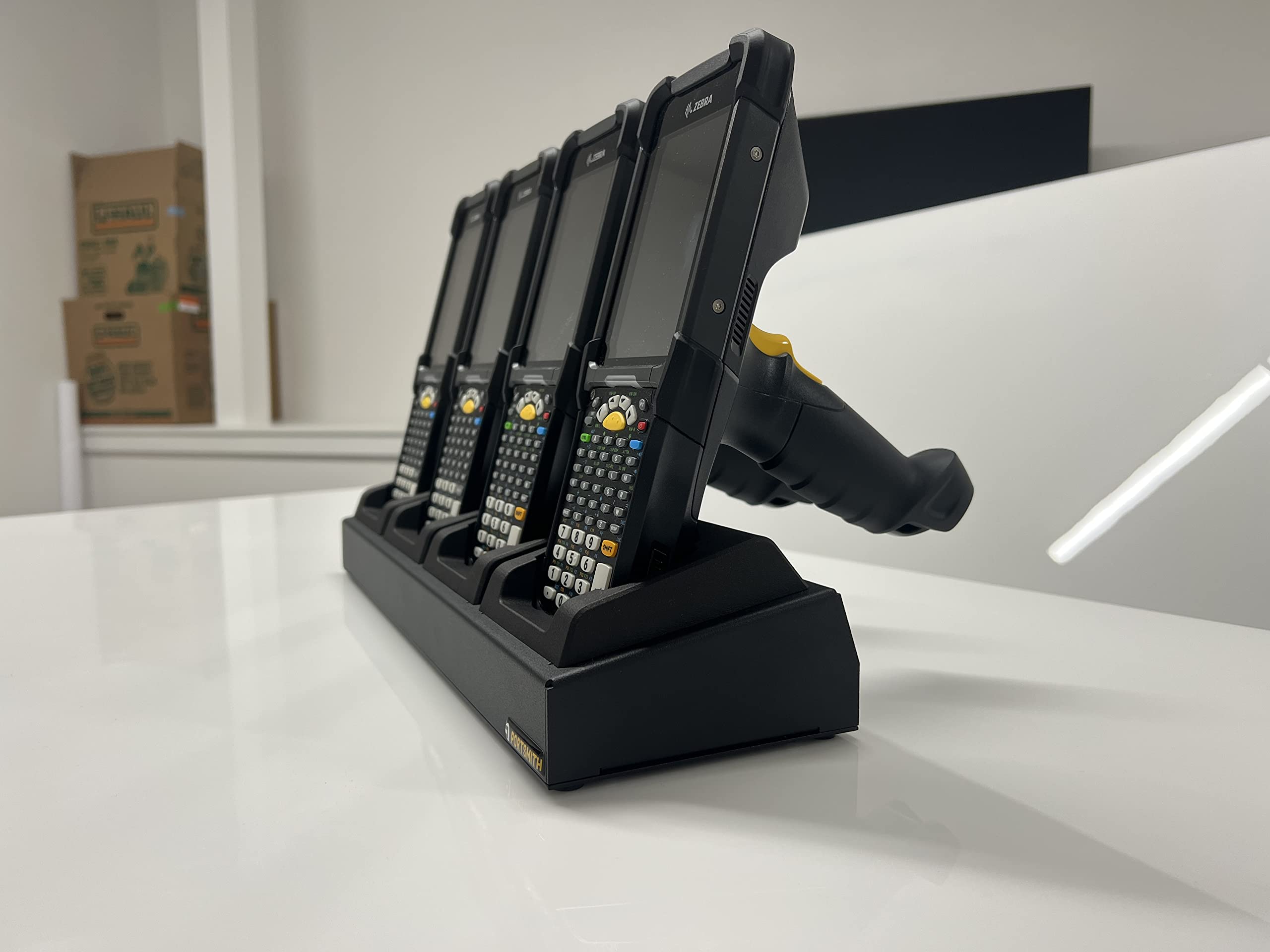 4 Slot Charging Dock for Zebra MC 9300, Charger for MC9300, MC9400, MC9450: Portsmith PSC4MC9300C