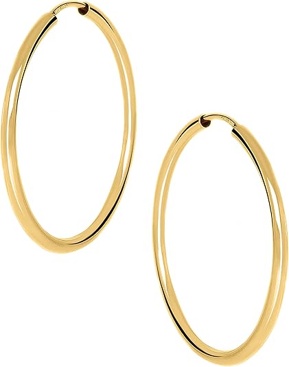Orecchini in ORO 750‰ Giallo e Bianco 3,3 gr. - Cosmo Gioielli