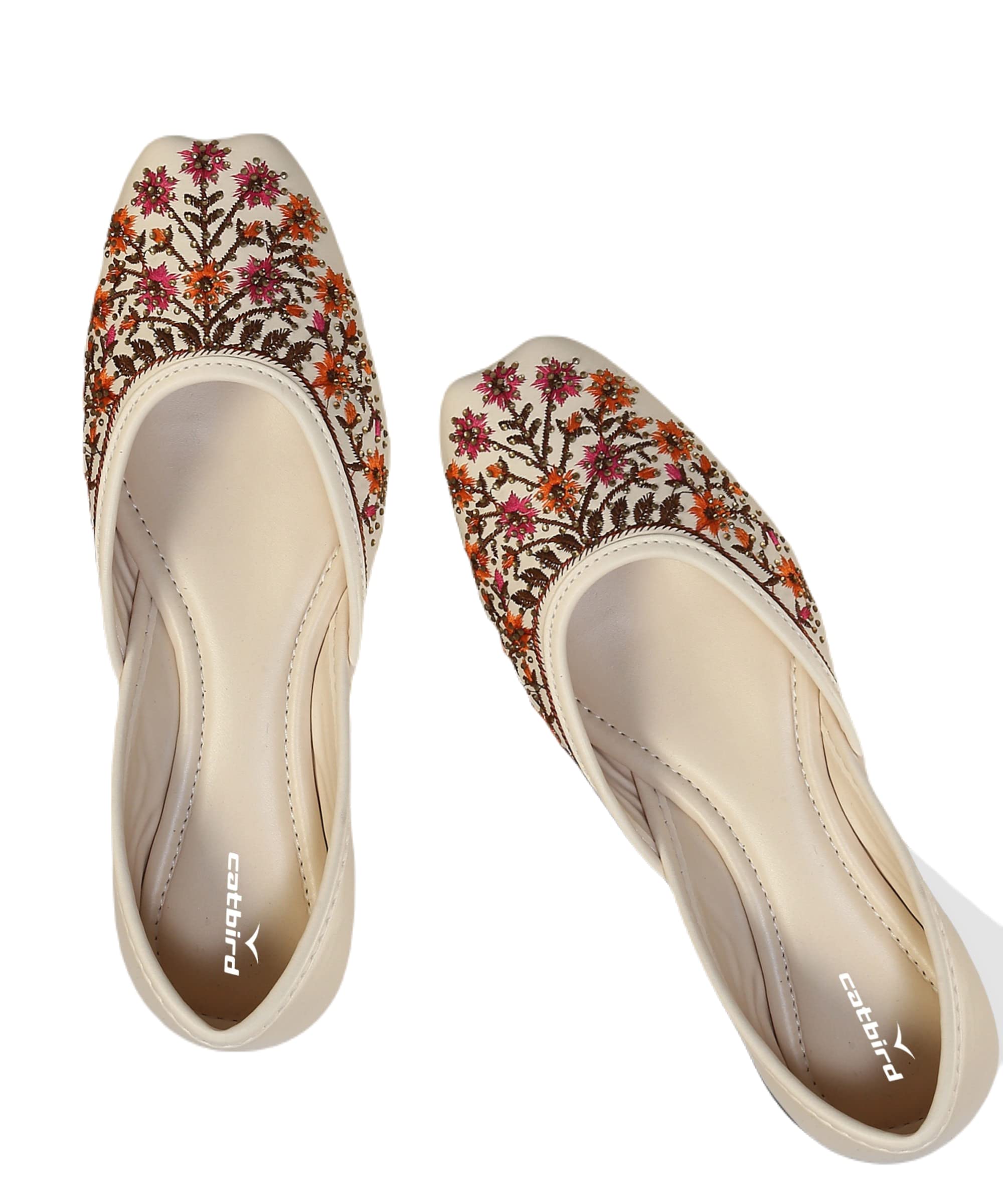 Designer Emboidery with Stone Work Women's Ethnic, Punjabi jutis