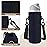 AUPET Water Bottle Carrier,Insulated Neoprene Water bottle Holder Bag Case Pouch Cover 1000ML or 750ML,Adjustable Shoulder Strap, Great for Stainless Steel and Plastic Bottles