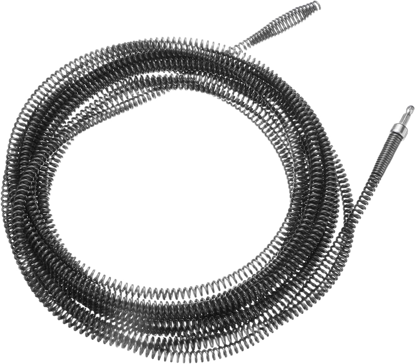 HARFINGTON Drain Cleaning Cable 3/8" (10mm) Dia. 39.4ft Flexible Drainage Spiral Drill Sewer Auger Cable for Bathroom Kitchen Toilet Bathtub Sink