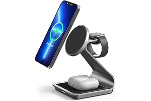 3-in-1 Aluminum Wireless Charger for MagSafe