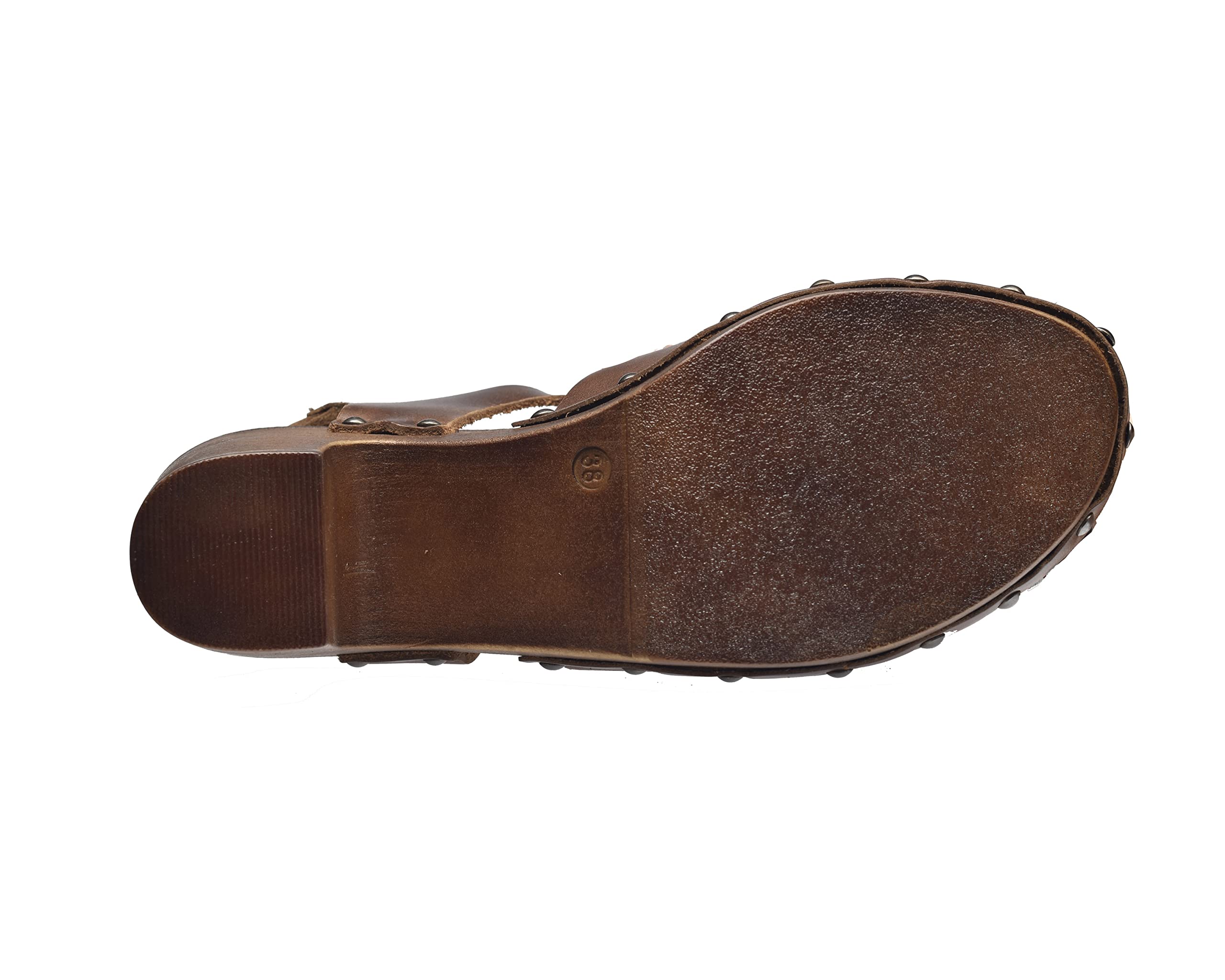 Sanita, NON Wood - SOLAIMA Sandal Leather, Scarpe Sandali Zoccoli Moda Casual Fashion