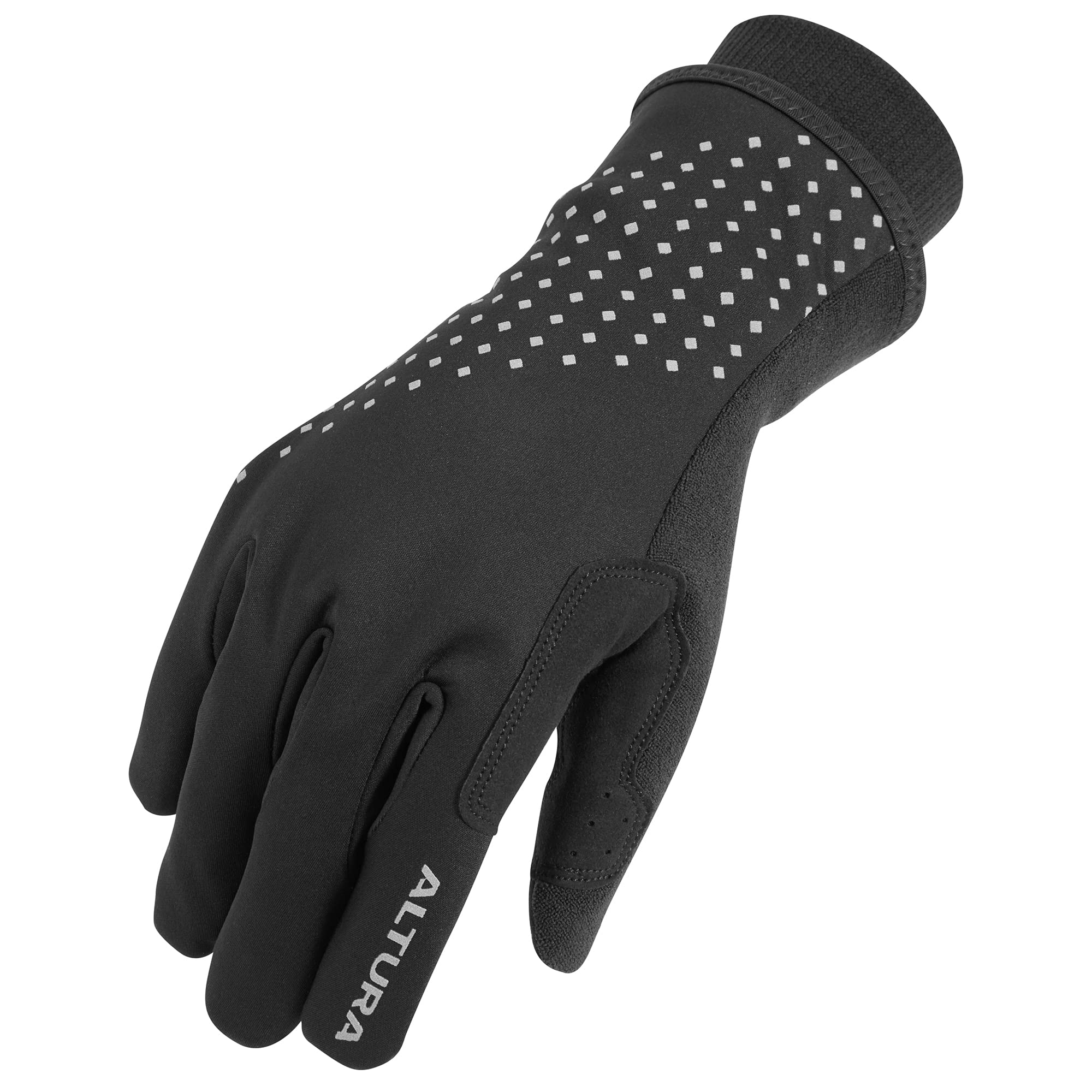 Altura Unisex Nightvision Insulated Reflective Waterproof Cycling Gloves - Black - X-Large