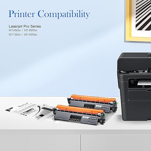 Miniatura 2 de Valuetoner Cartucho de tóner de repuesto compatible para HP 94A cartucho de tóner negro CF294A para usar con Laserjet Pro MFP M148dw, M148fdw, 2