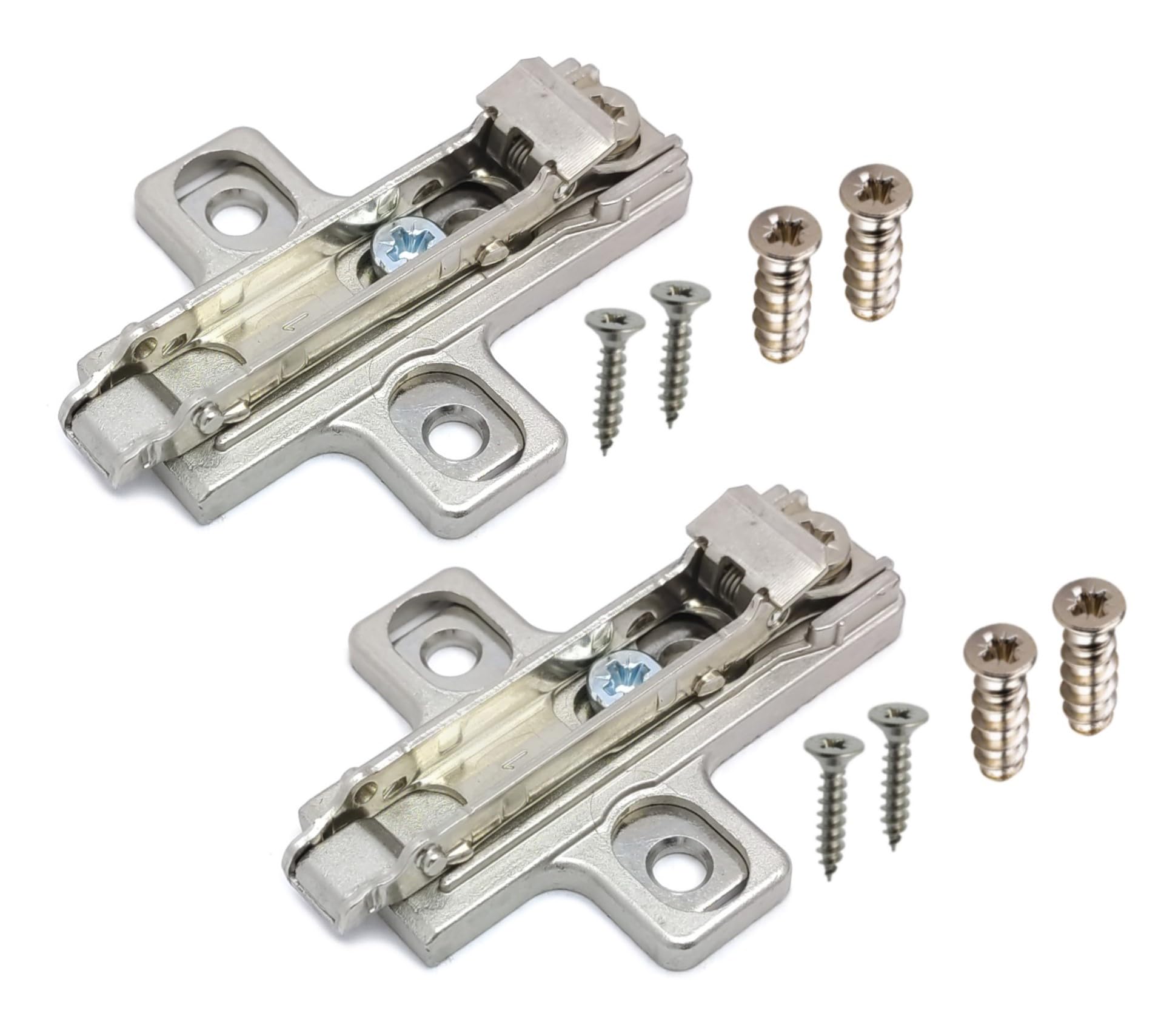 Gamobifer Cross Salice Base For Hinges With Quick Release And Coupling (, H02, Metallic, 2 Count, H02)