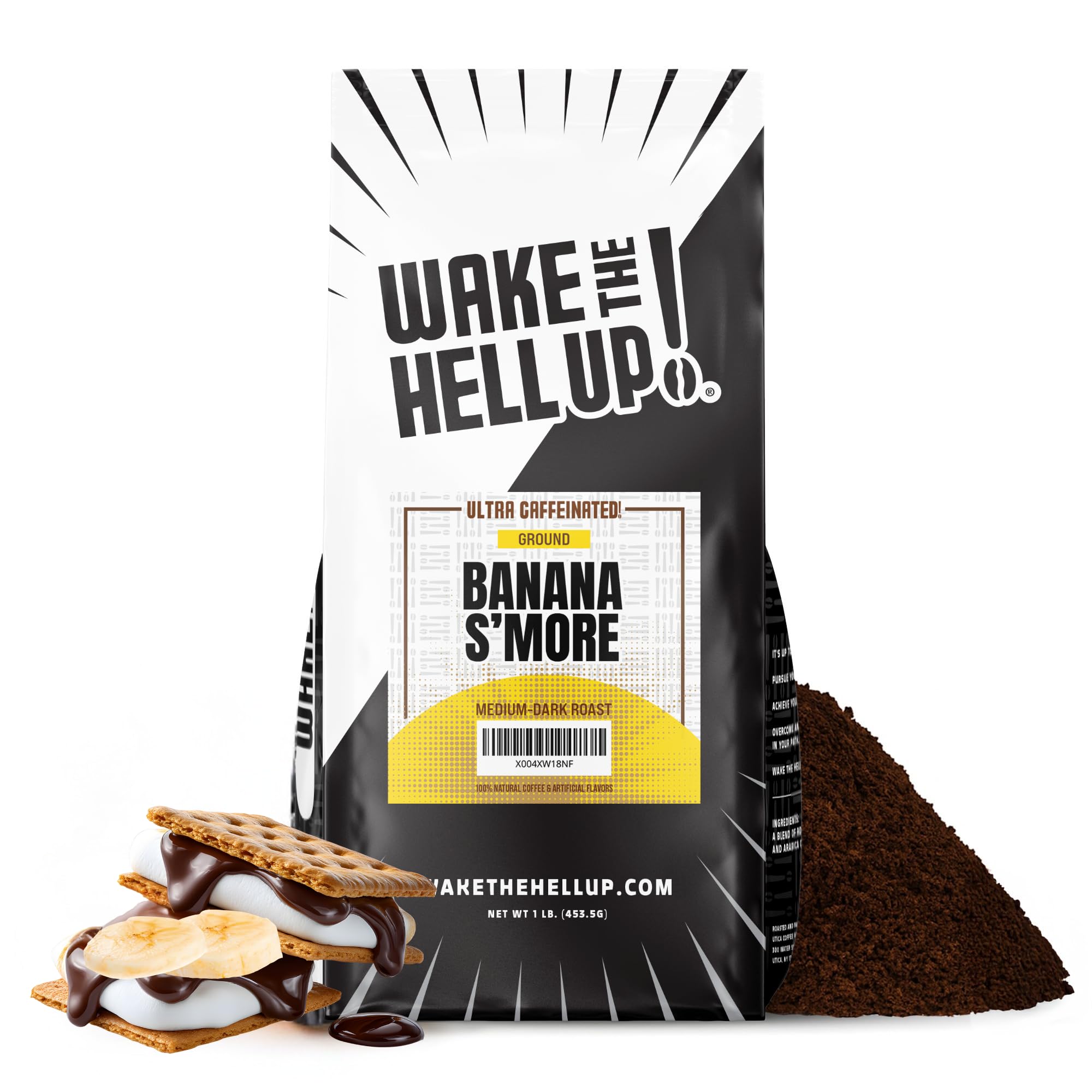 Amazon.com : Wake The Hell Up! 1lb Ultra-Caffeinated Banana S