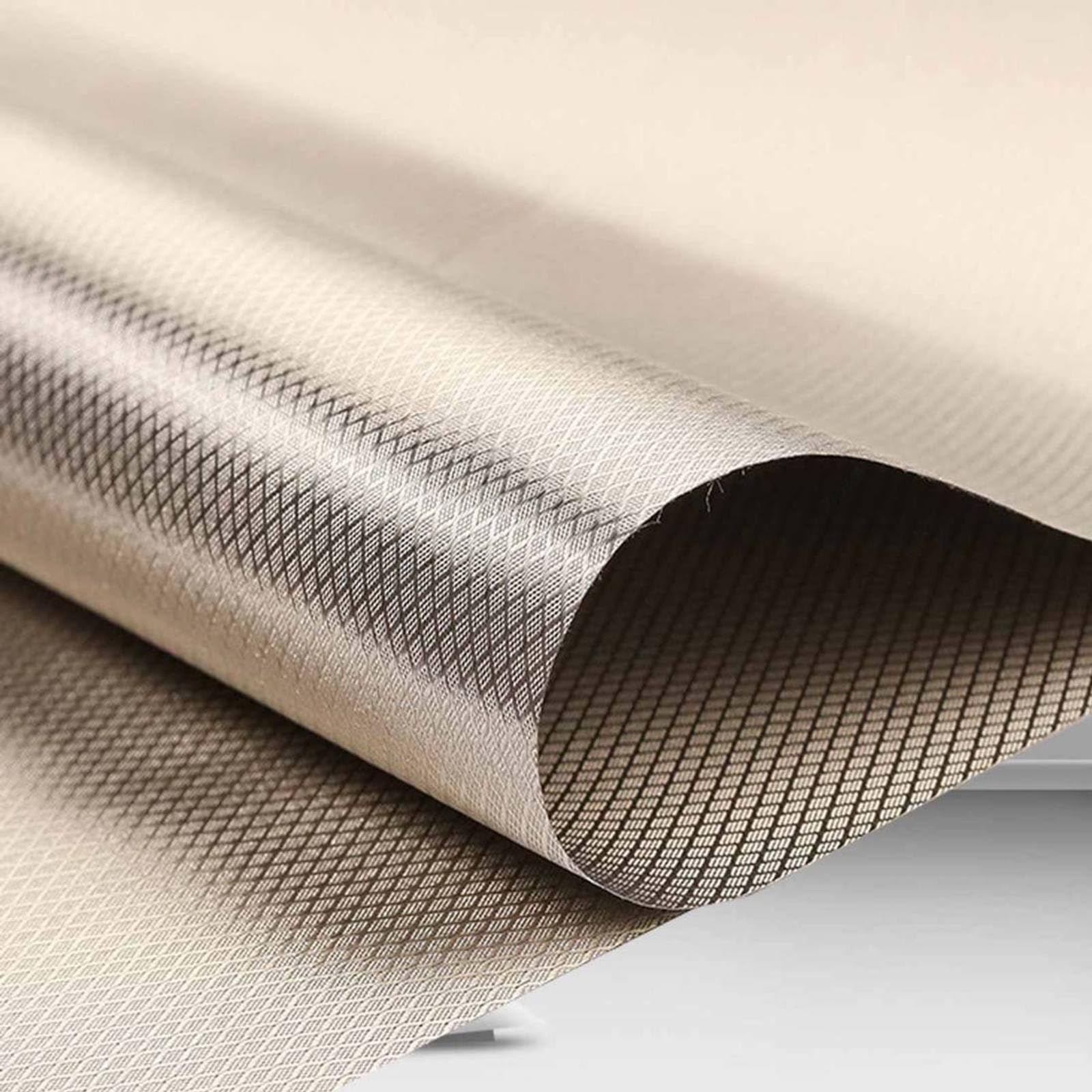 Aumarndi Silver Military Grade Faraday Fabric Faraday Cloth Rfid Shielding Conductive Fabric Conductive Material Blocks Rf Signals Wifi Rfid Emf Radiation Shielding,-10X1.1m