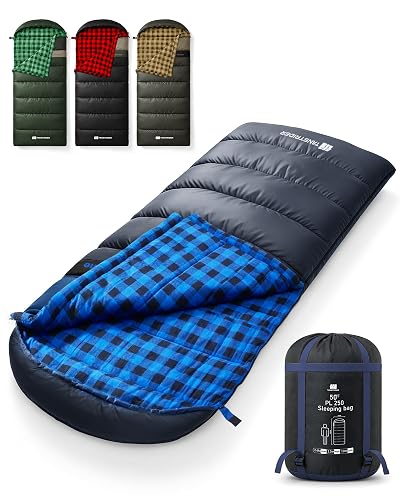 TANSTRIDER Cotton Flannel XXL Winter Sleeping product photo (Sleeping Bags) — ScooterReviewPro review