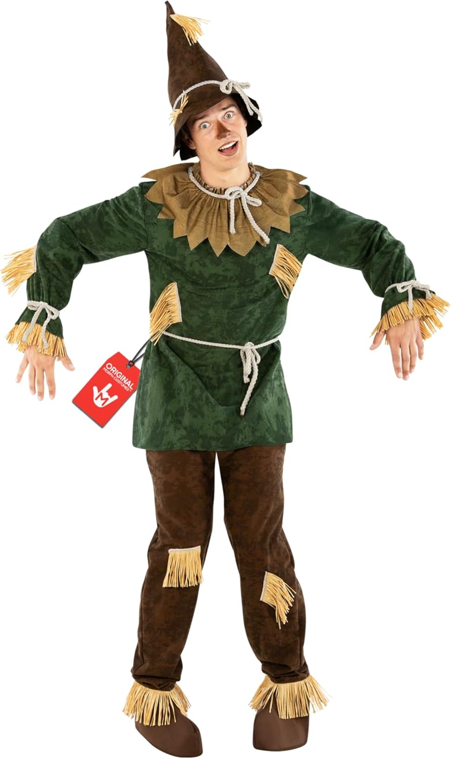 Morph Friendly Scarecrow Costume Men, Halloween Costumes For Mens Scarecrow Costume Adult Halloween Costumes