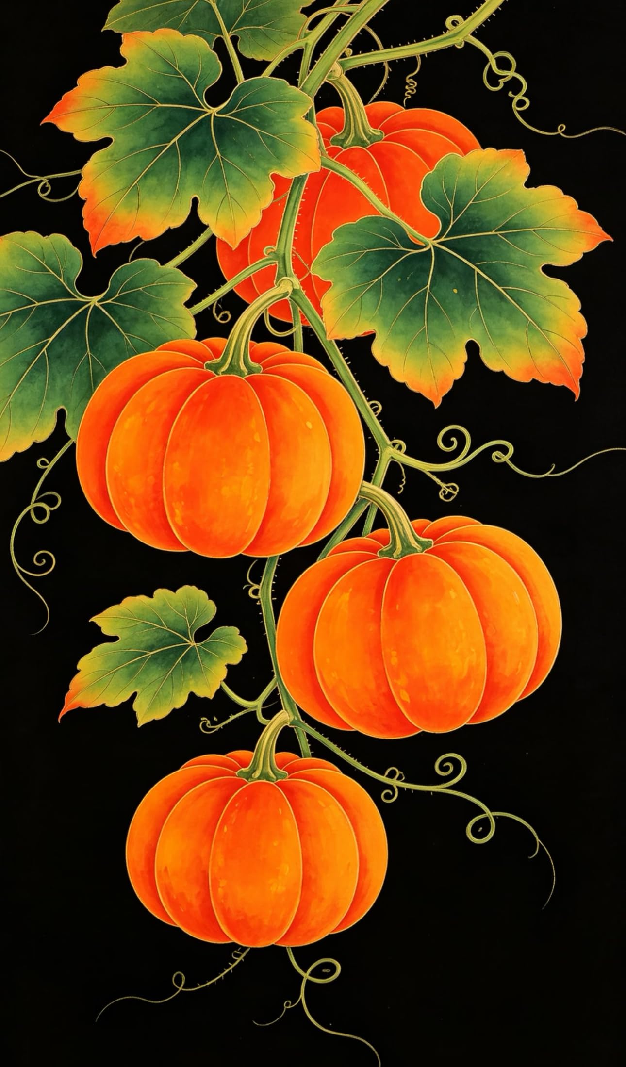 NAHUIGOOD Cross Stitch Kit,DIY Handmade Embroidery Kit with Accurate Print, 11Ct Needlework Set - Pumpkin11Ct50X70Cm
