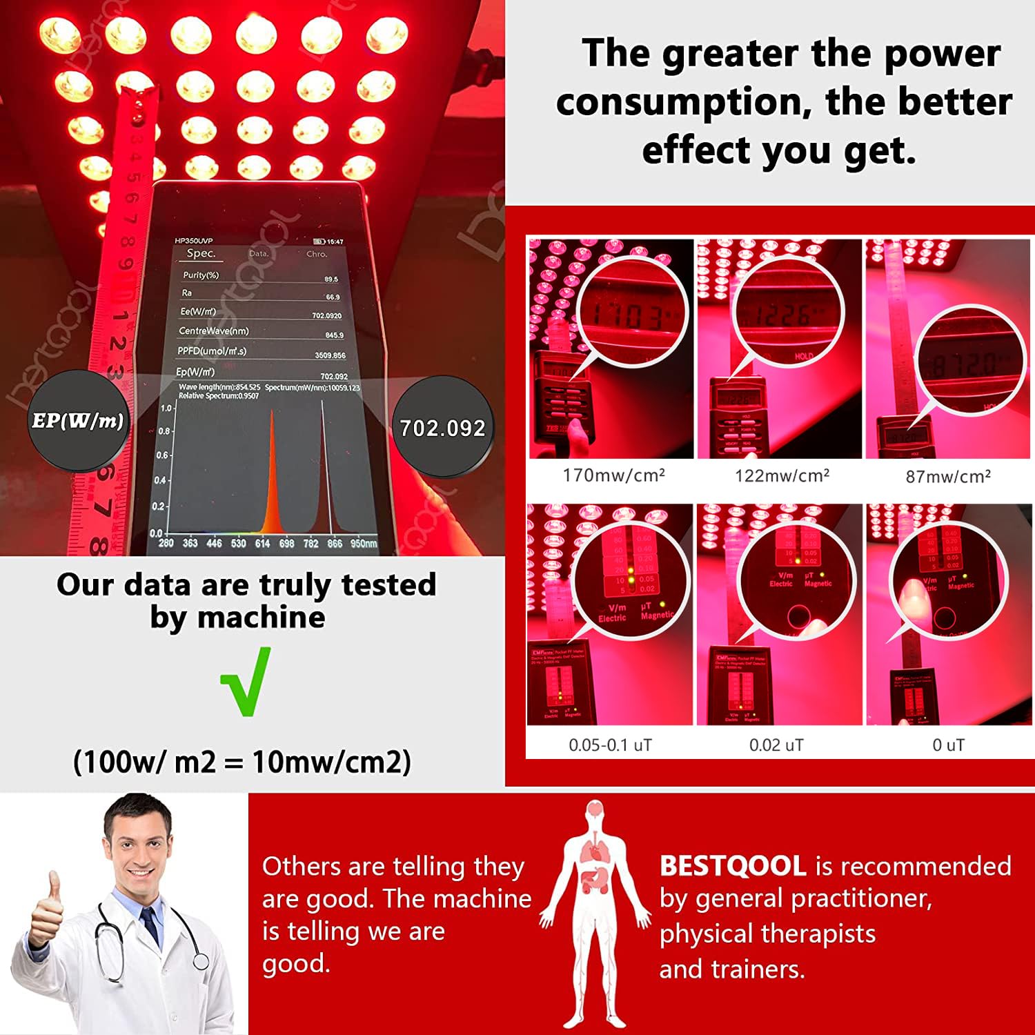 Amazon.com: Supersred Red Light Therapy,850nm Infrared Light