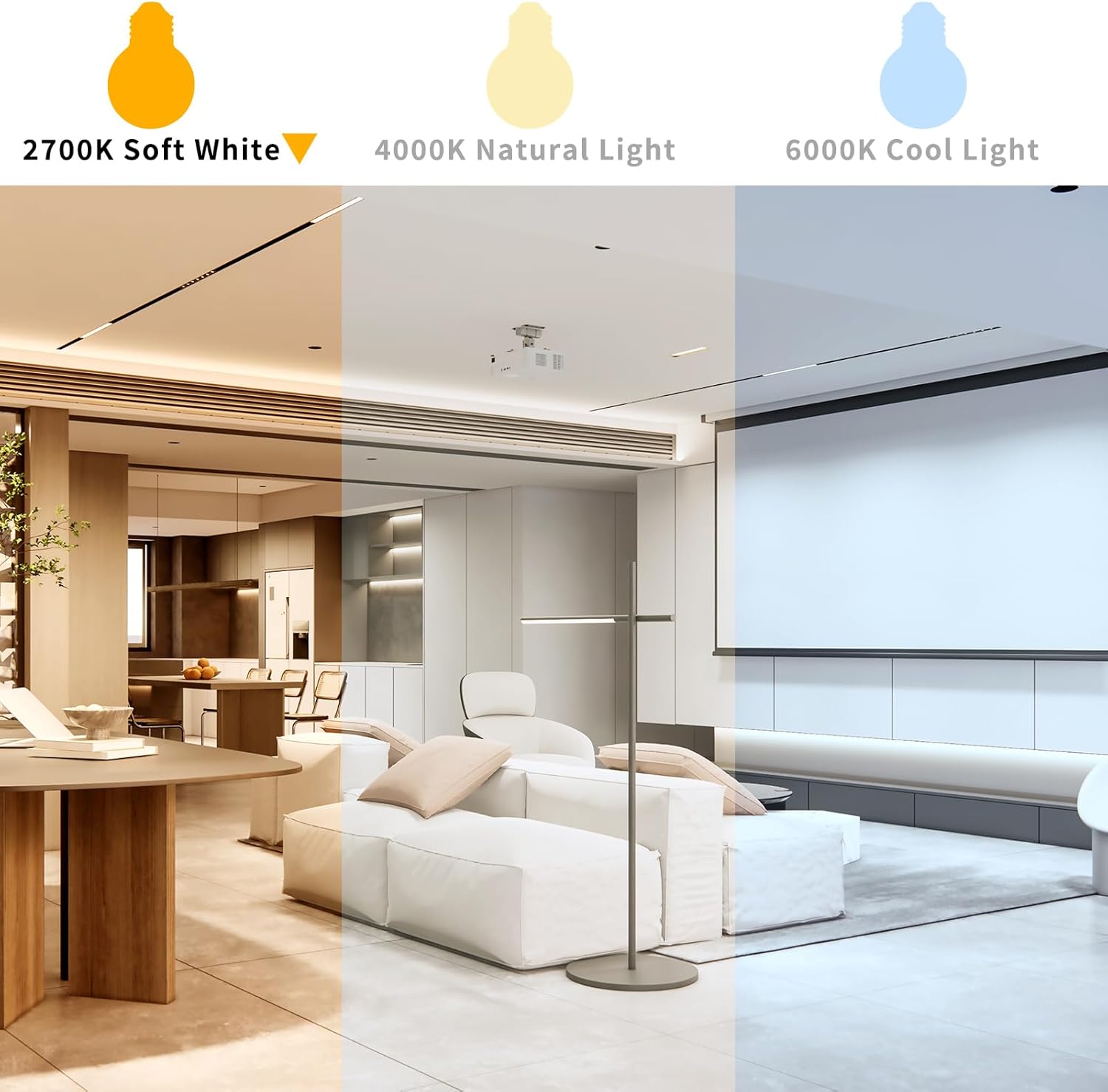 E12 G16 LED Globe Light Bulbs, Small Golf-Ball Size Round Bulb, 4W (40W Equivalent) 400 Lumens, 2700K Soft White, Dimmable, Frosted Glass, for Candelabra, Pendant, Sconce, Lamp,12 Pack